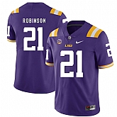 LSU Tigers 21 Rashard Robinson Purple Nike College Football Jersey Dzhi,baseball caps,new era cap wholesale,wholesale hats